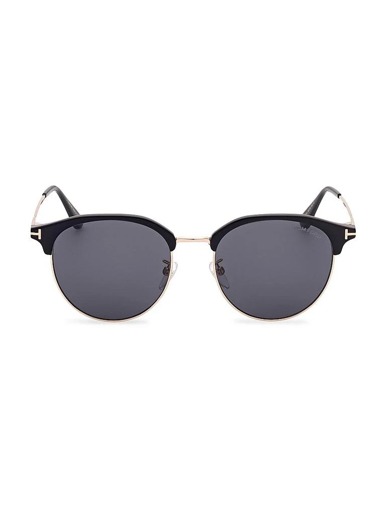 Tom Ford 55MM Clubmaster Round Sunglasses 2