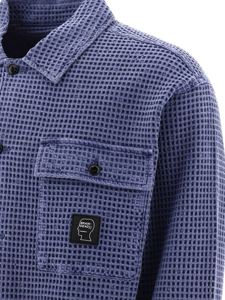 Brain Dead Brain Dead Waffle Button-Up Shirt 4