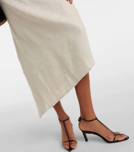 SIR. Affogato linen midi dress 5