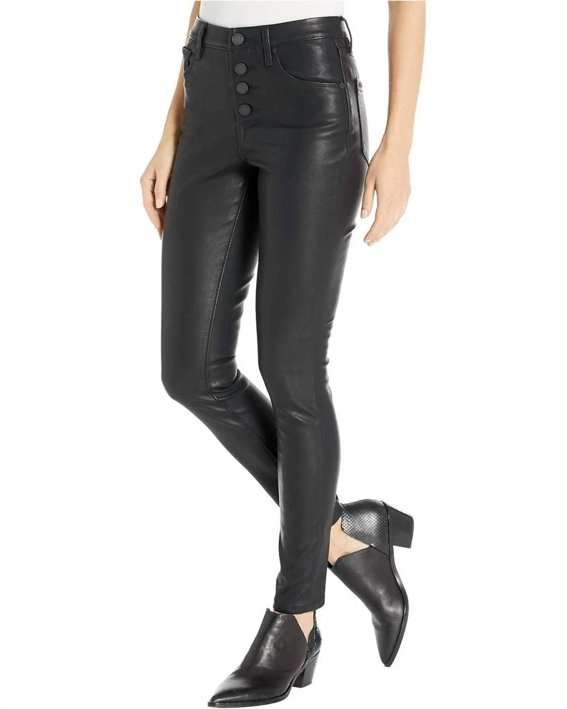 Blank NYC Great Jones Faux Leather Skinny Pants In Daddy Soda 2
