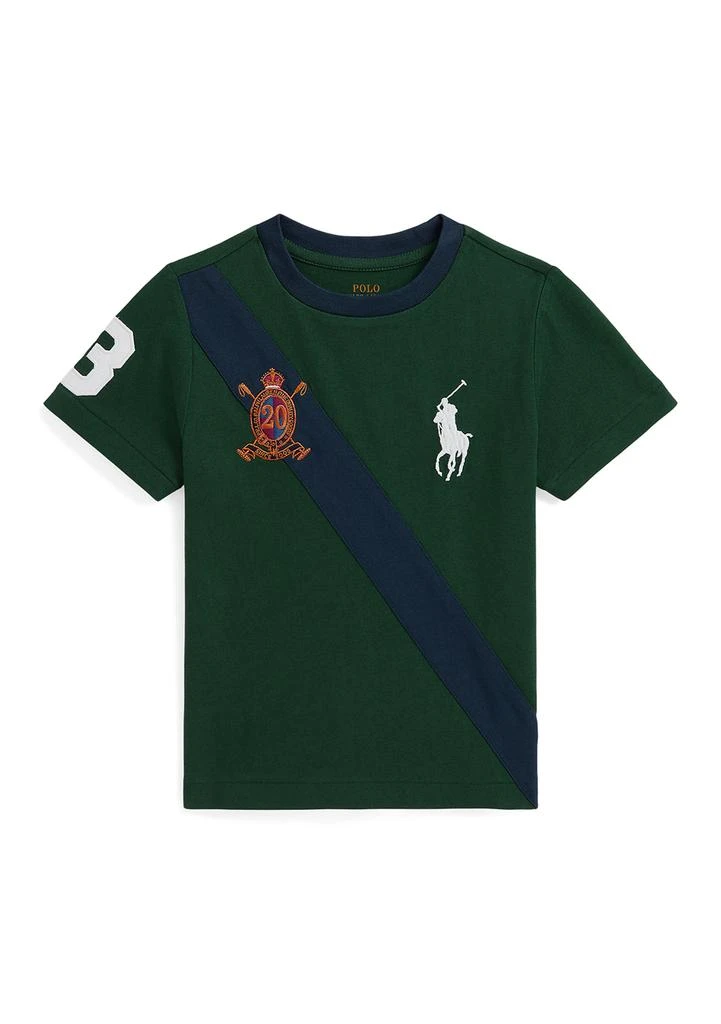Ralph Lauren Boys 2-7 Big Pony 20th Anniversary Crest Tee