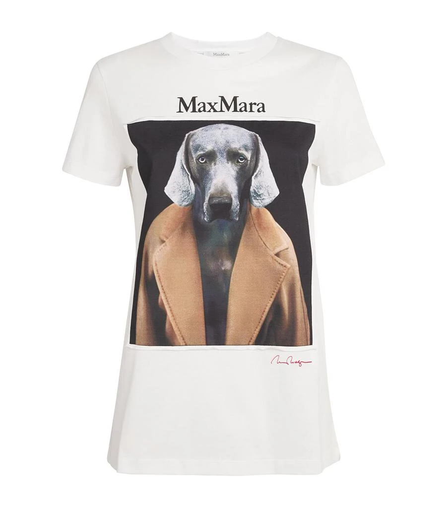 Max Mara Dog Print T-Shirt 1