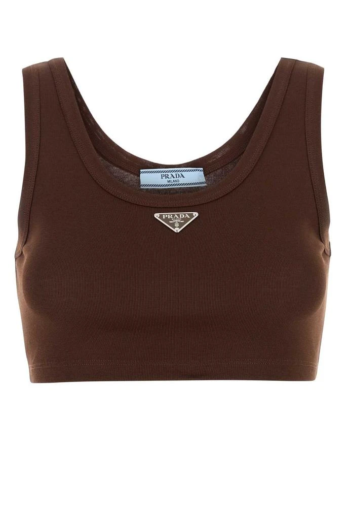 Prada Prada Sleeveless Cropped Top 1