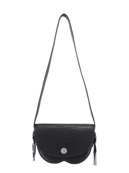 Burberry LEATHER FOLDOVER TOP SATCHEL BAG 1