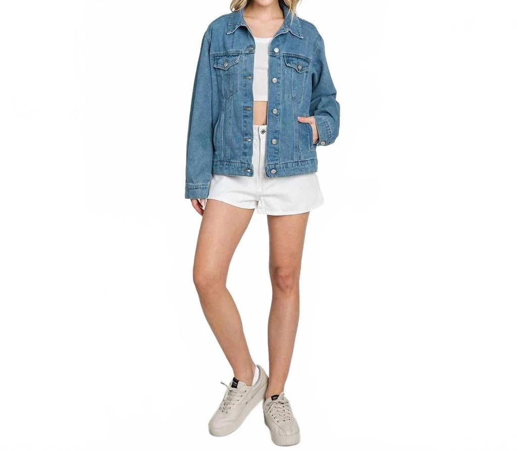 Hrt
Luv Wanted And Wild Jacket In Denim 3