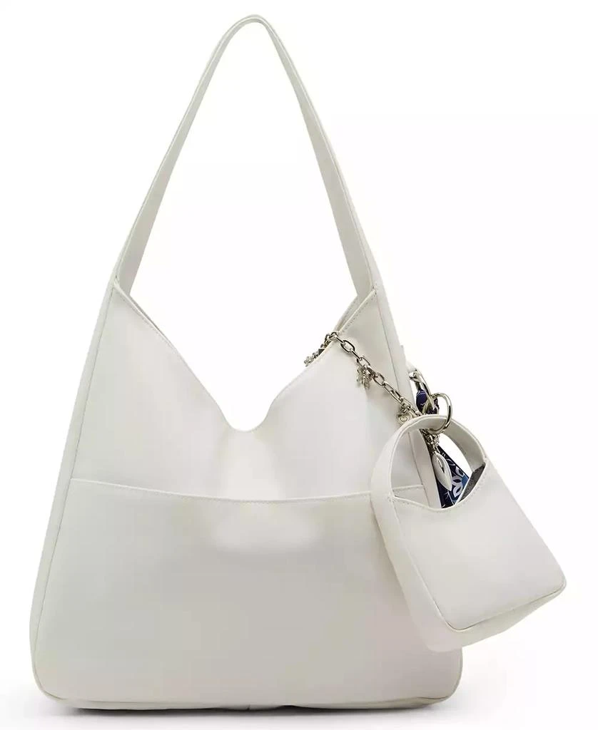 Madden Girl Medium Leather Hobo Bag 1