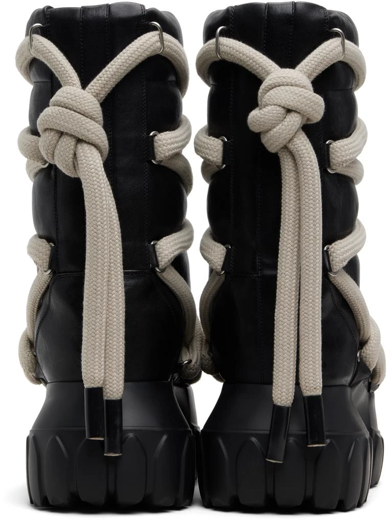 Rick Owens Black Concordians Lunar Mega Tractor Boots 2
