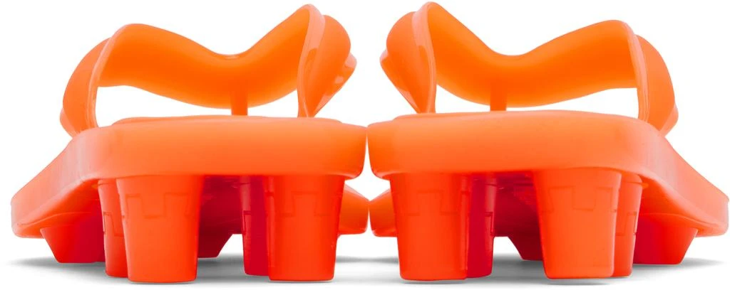 Puma Orange Fenty Edition Cat Cleat Jelly Sandals 2