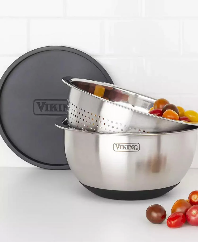 VIKING 9 Piece Stainless Steel Mixing Bowl Set 2