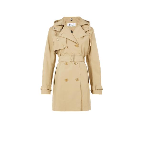 AIGLE Iconic short trench coat