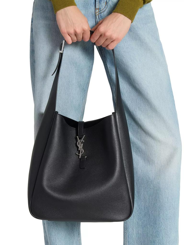 Yves Saint Laurent Le 5 7 Supple Large in Grained Leather