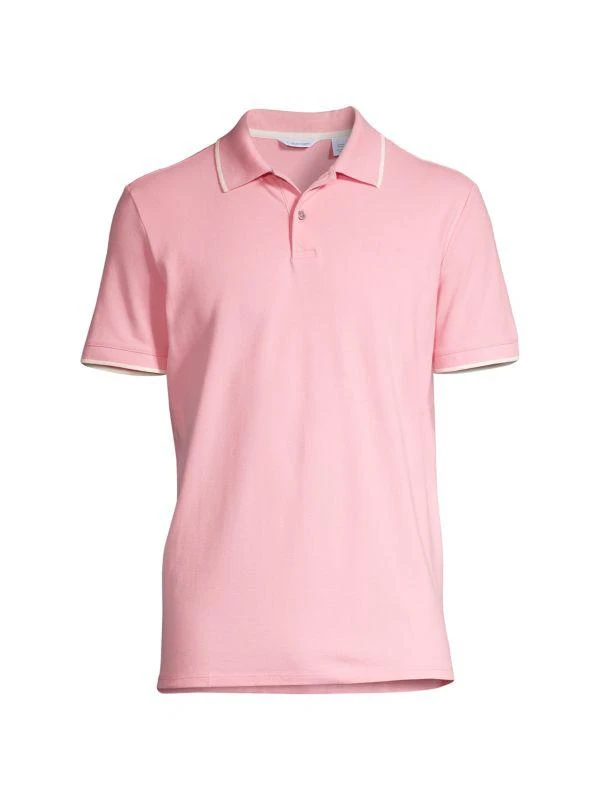 Calvin Klein Pique Tipped Polo 3