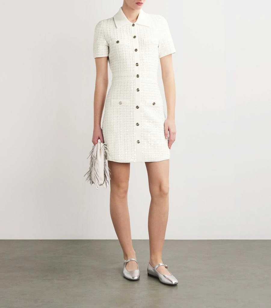 Maje Sequin-Knit Mini Dress 2
