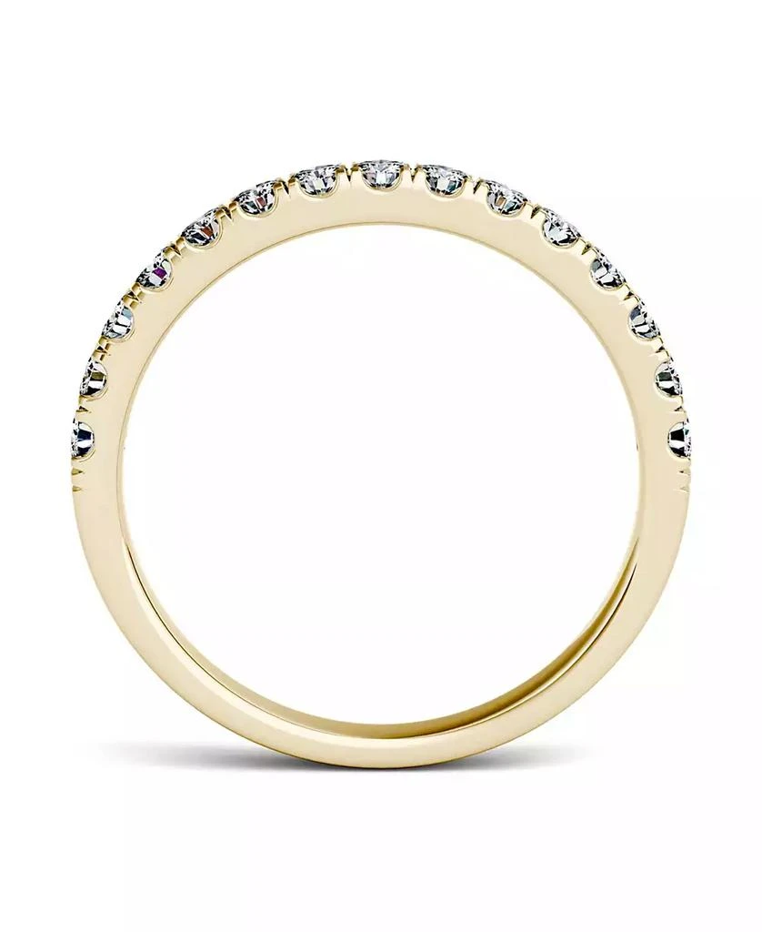 Charles & Colvard Moissanite Wedding Band (3/8 ct. t.w. Diamond Equivalent) in 14k White or Yellow Gold 5