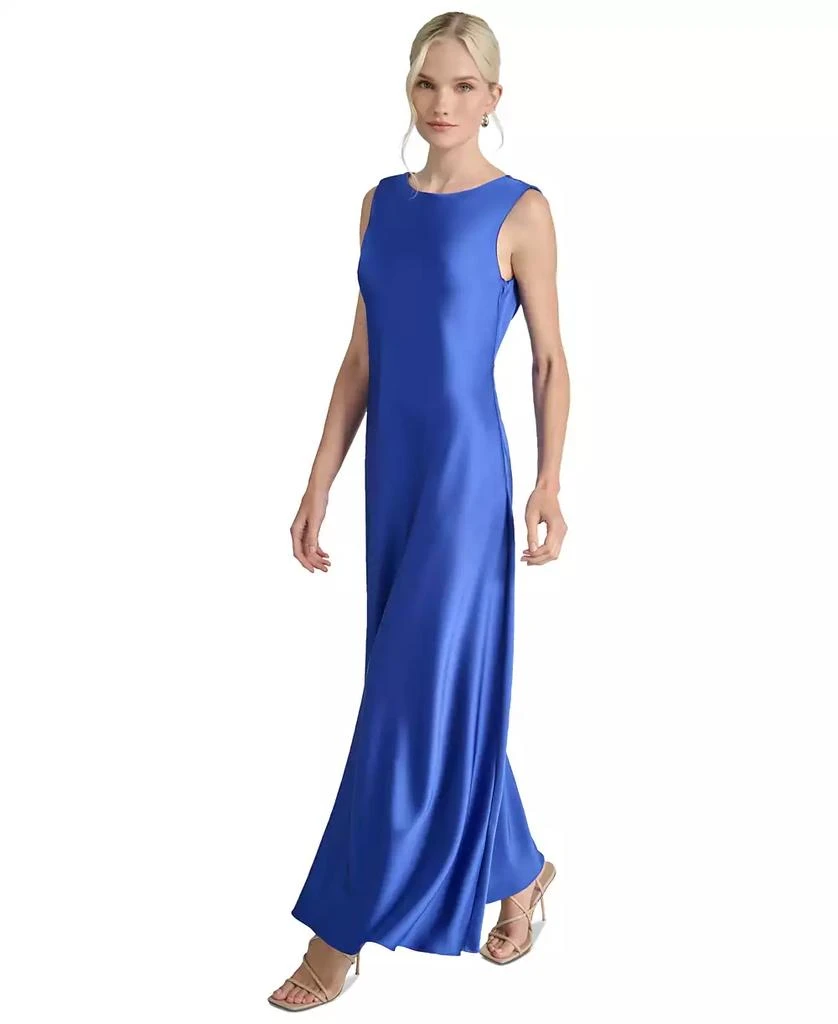 DKNY Women's Cowl-Back Sleeveless Gown 3