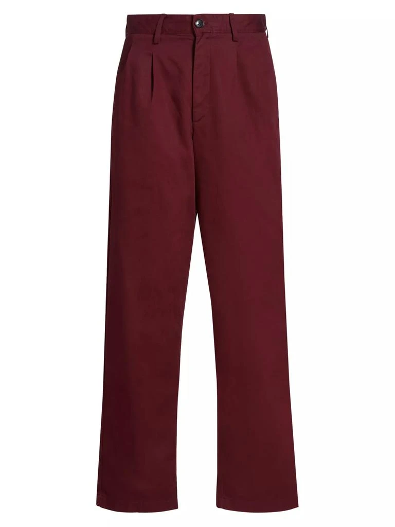 Noah Double-Pleat Chino Pants 1