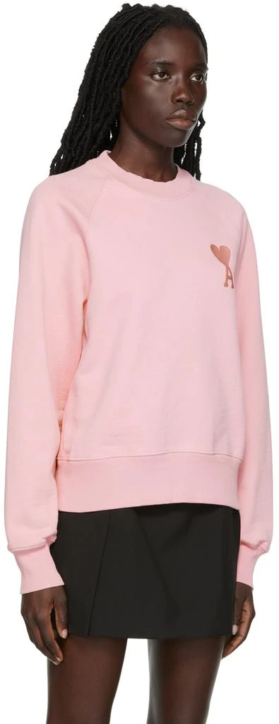 AMI Paris Pink Ami de Cœur Sweatshirt 2