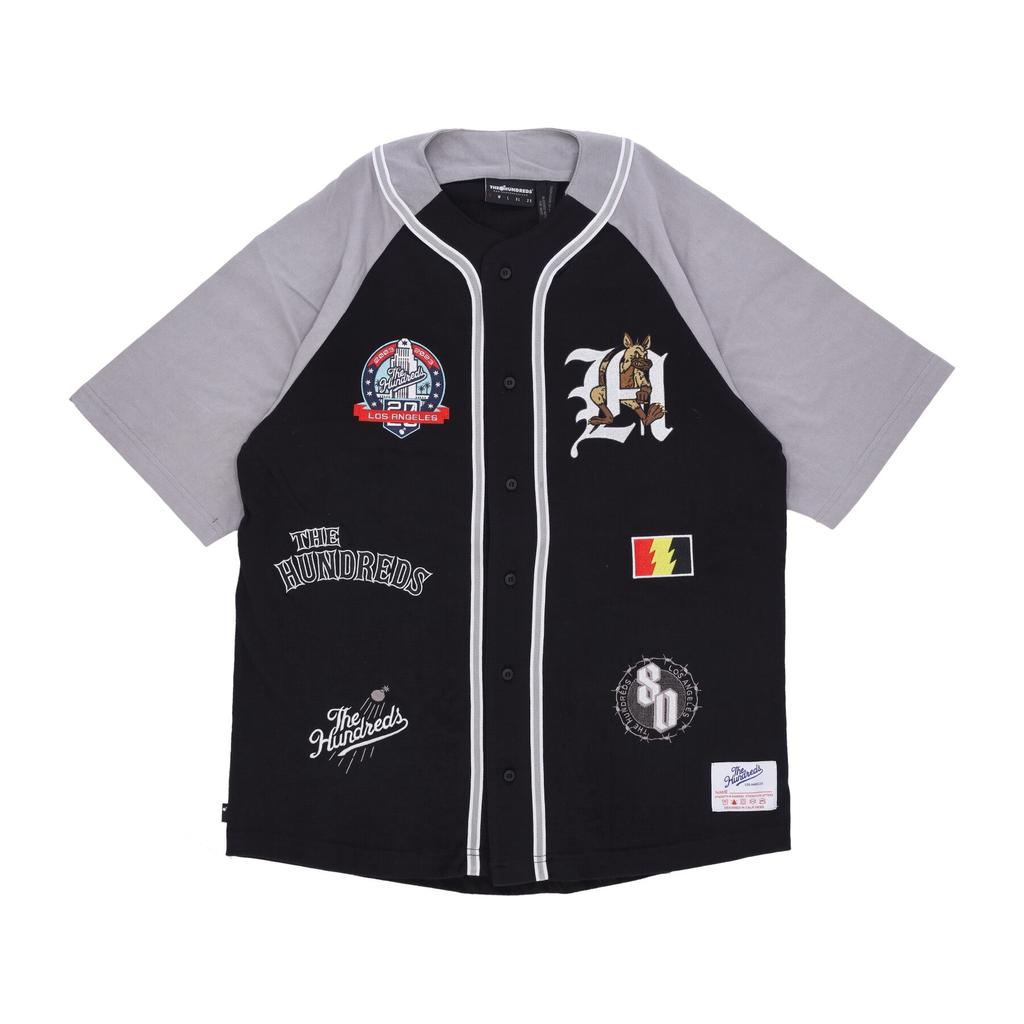 The Hundreds Men's League Jersey Buttons Jacket Black