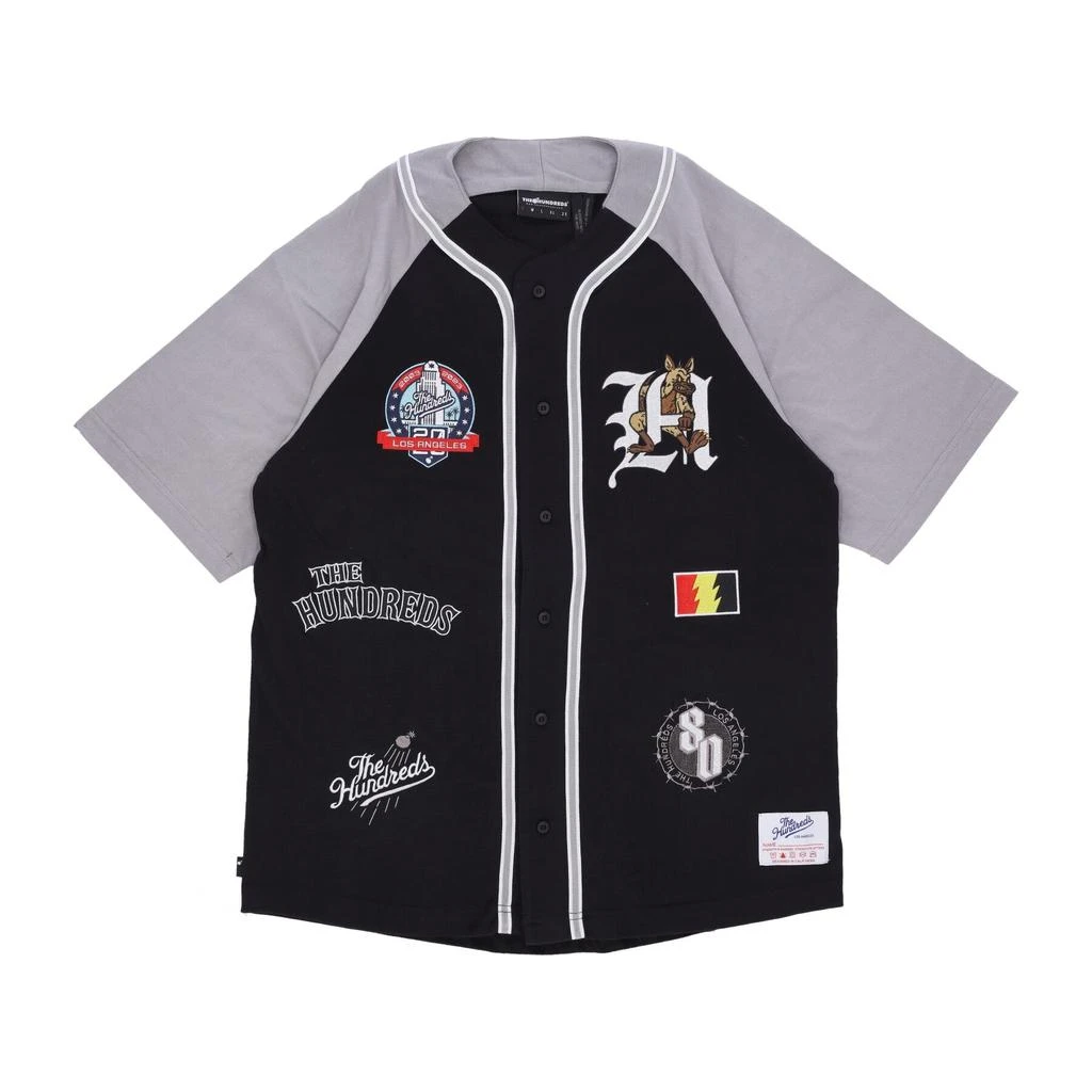 The Hundreds Men's League Jersey Buttons Jacket Black 1
