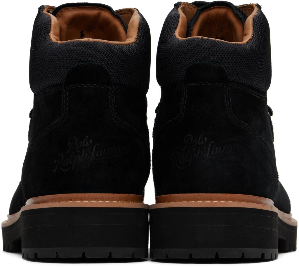 Ralph Lauren Black Alpine Boots 2