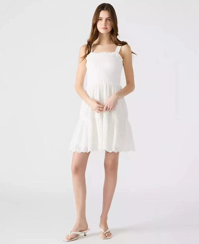 madde embroidered dress Tanya Taylor | Madden Dress | Maritime Blue Floral