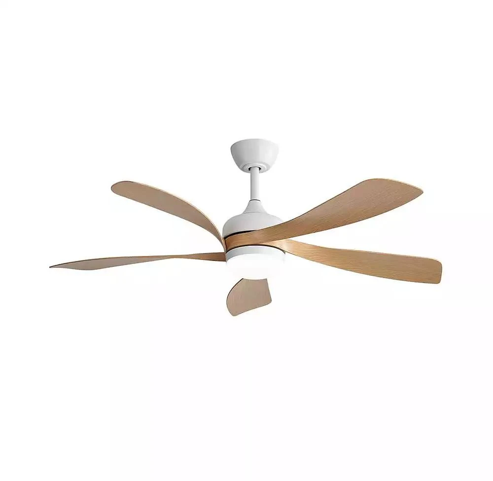Sofucor 52-inch Modern Smart Standard White 5-Blade Ceiling Fan with Remote Control and LED Light 7