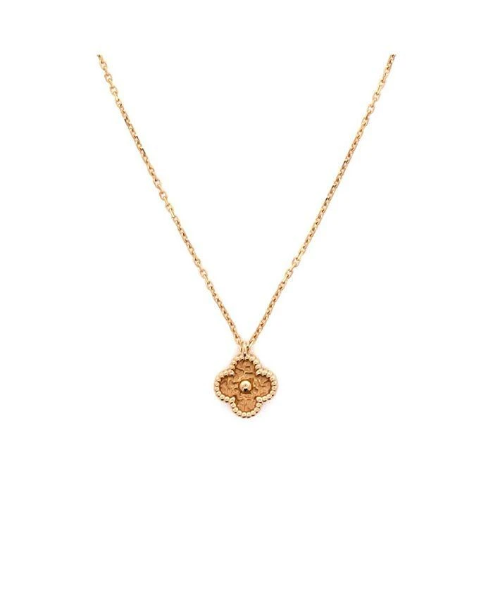 Pre-Owned Van Cleef 
Arpels Sweet Alhambra Pendant Necklace 18K Rose Gold, 15.5"