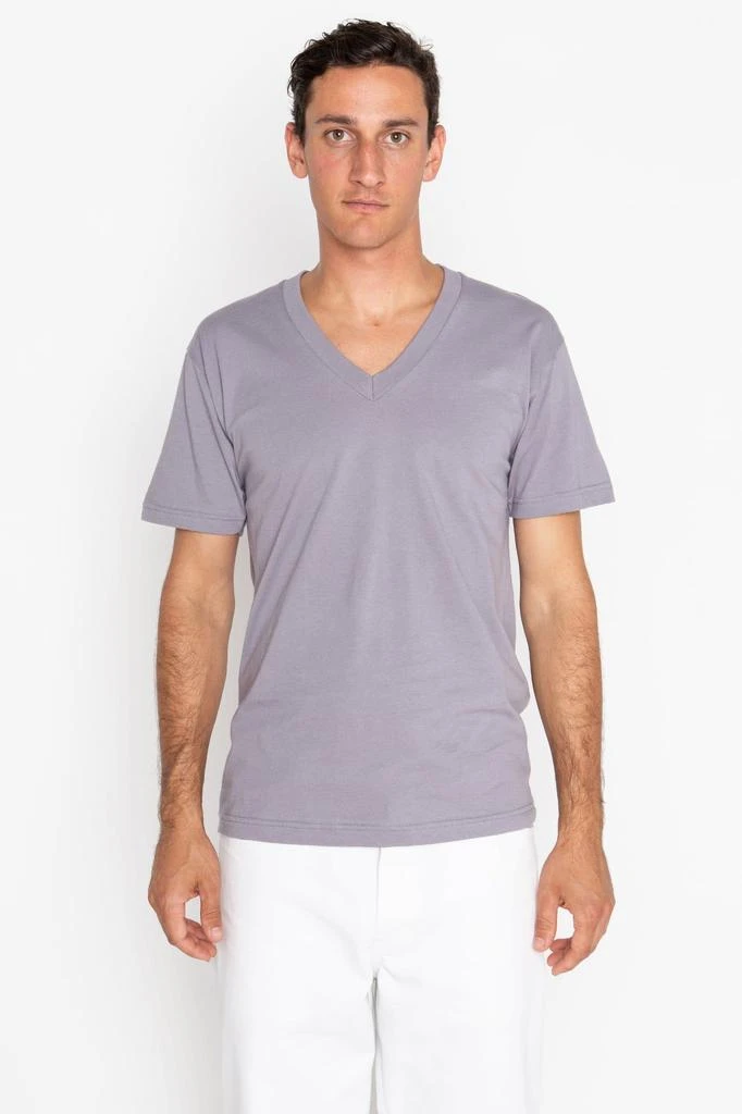Los Angeles Apparel 24056 - Fine Jersey V-Neck T-Shirt 7