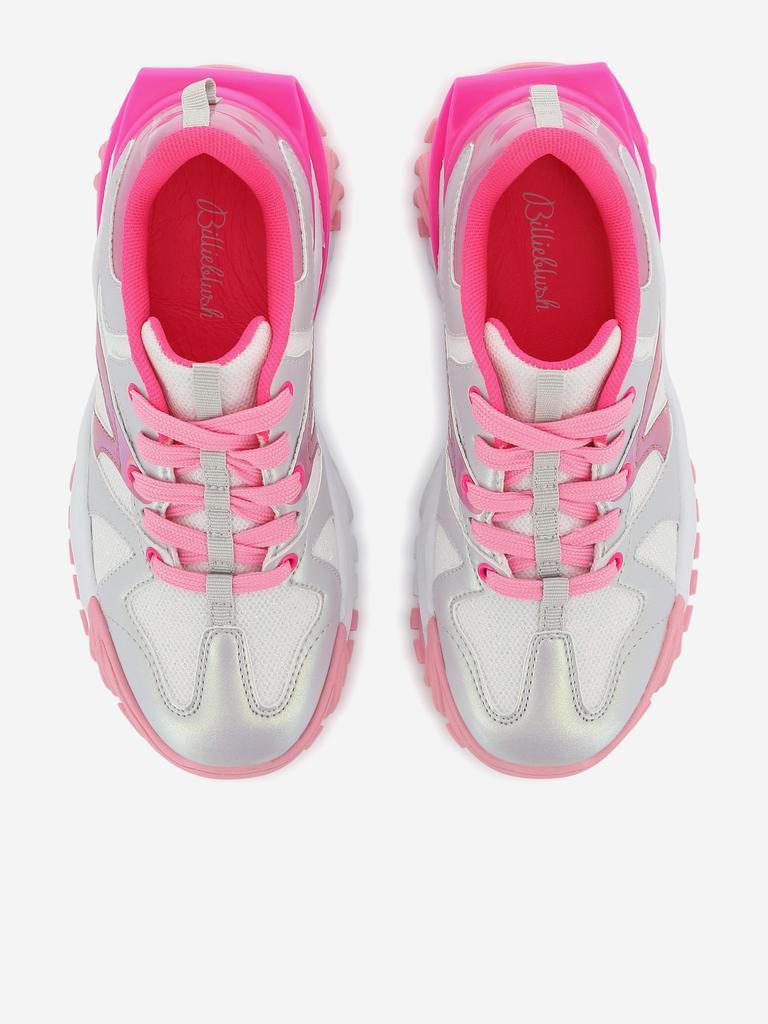 Billieblush Girls Iridescent Athletic Trainers in White