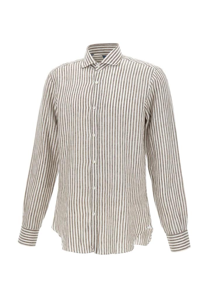 BARBA Barba Striped Button-Down Shirt