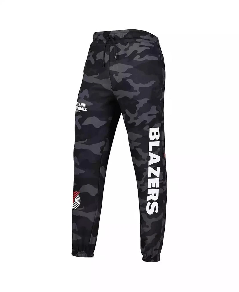New Era Men's Black, Camo Portland Trail Blazers Tonal Joggers 3