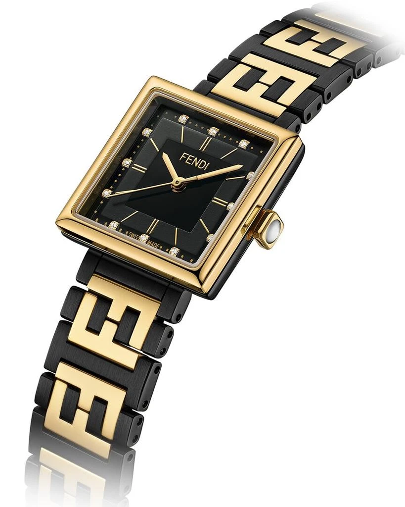 Fendi FENDI Women's Forever Fendi Square Diamond Watch 2