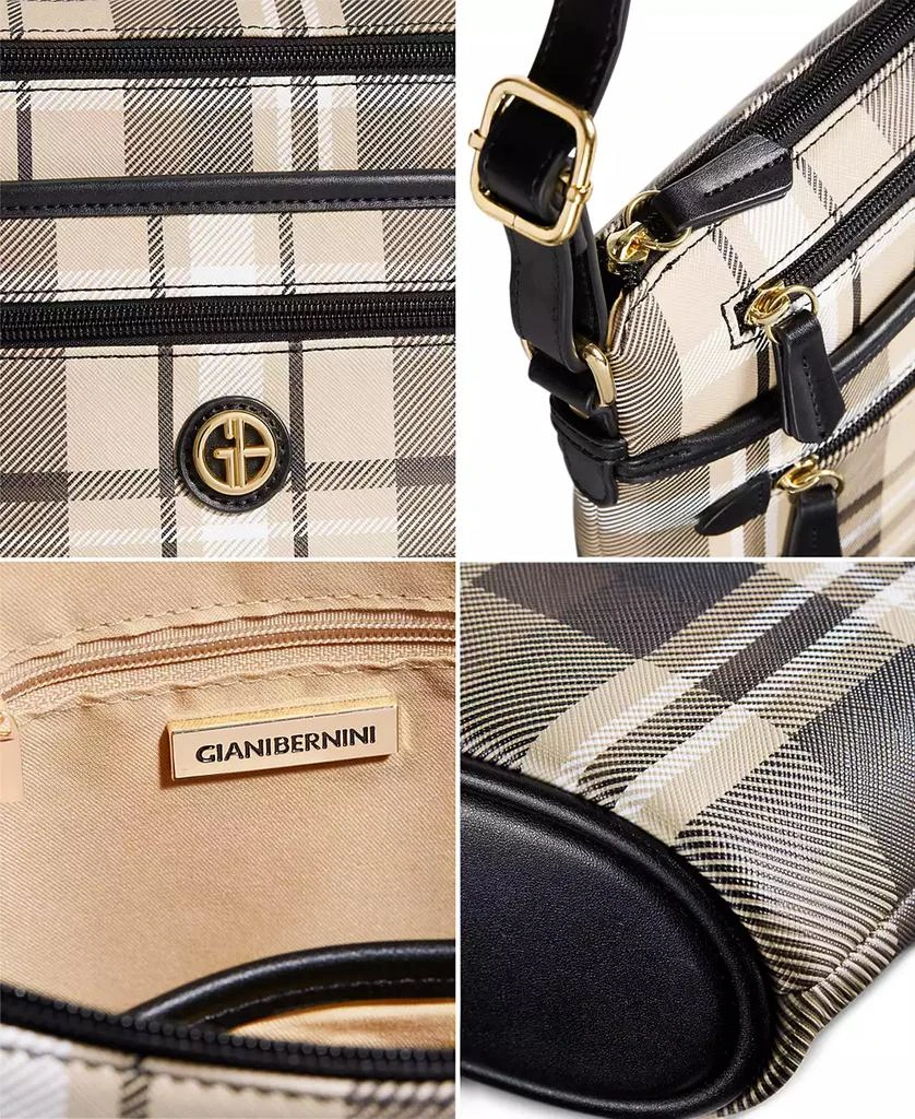 Giani Bernini Plaid North South Crossbody, Created for Macy's 6