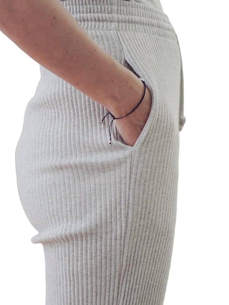 Baserange Rib Sweatpant In Grey Melange 4