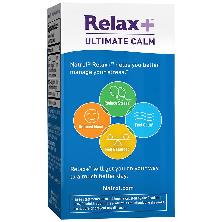 Natrol Relax+ Ultimate Calm, Stress Relief, Capsules