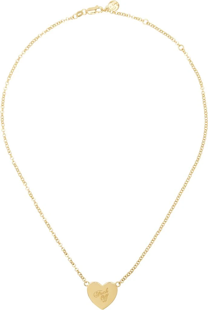 Stolen Girlfriends Club Gold Warm Welcome Heart Necklace 1