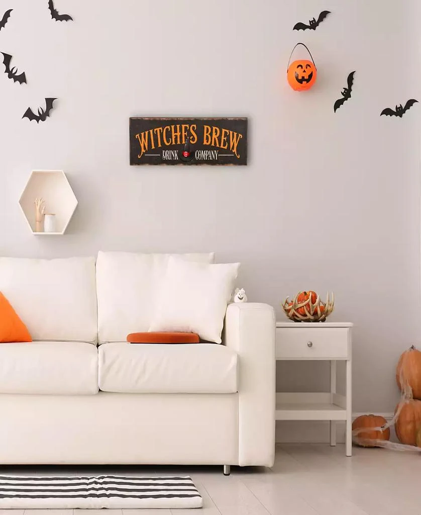 National Tree Company 24" Halloween 'Witches Brew' Wall Sign 3