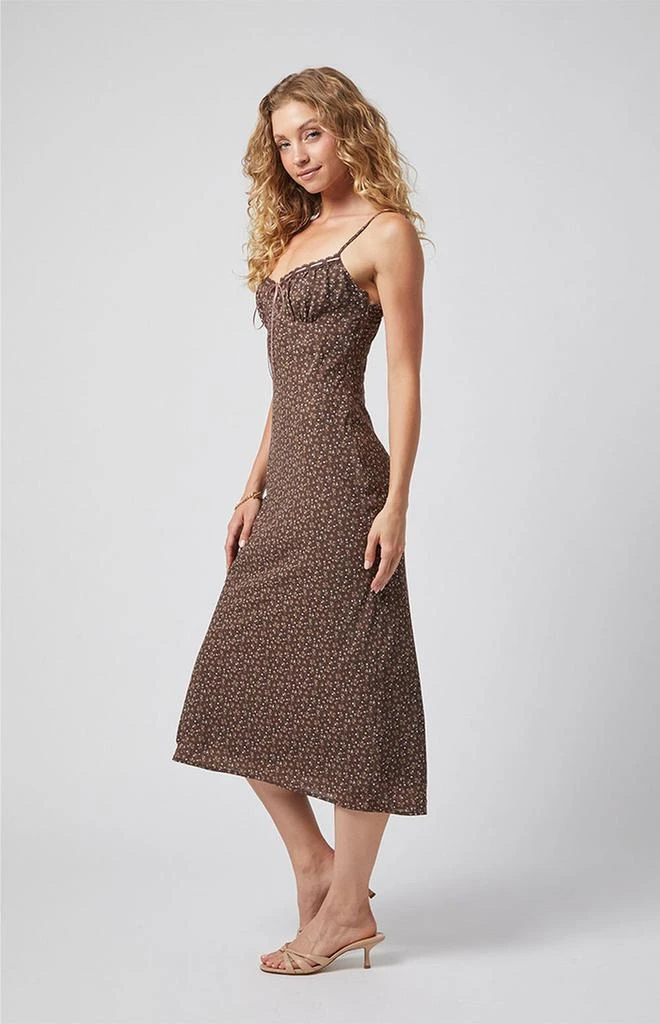 Beverly and Beck Daisy Floral Tie Front Midi Dress 2