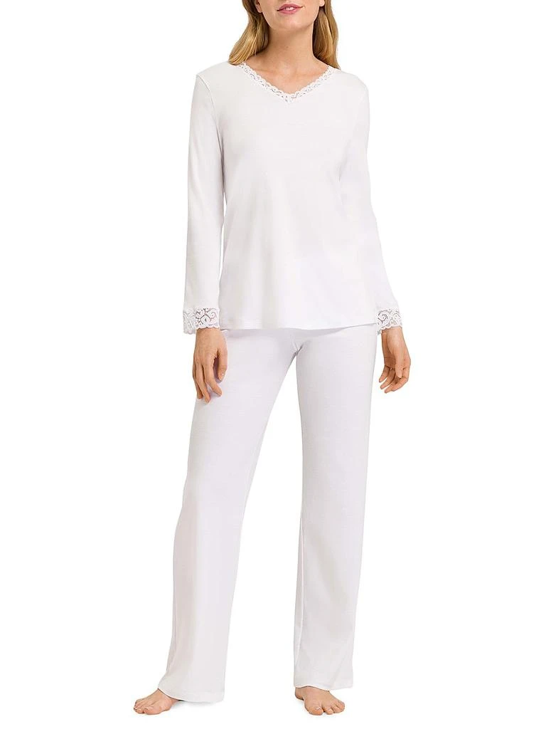 Hanro Moments Cotton 2-Piece Pajama Set 2