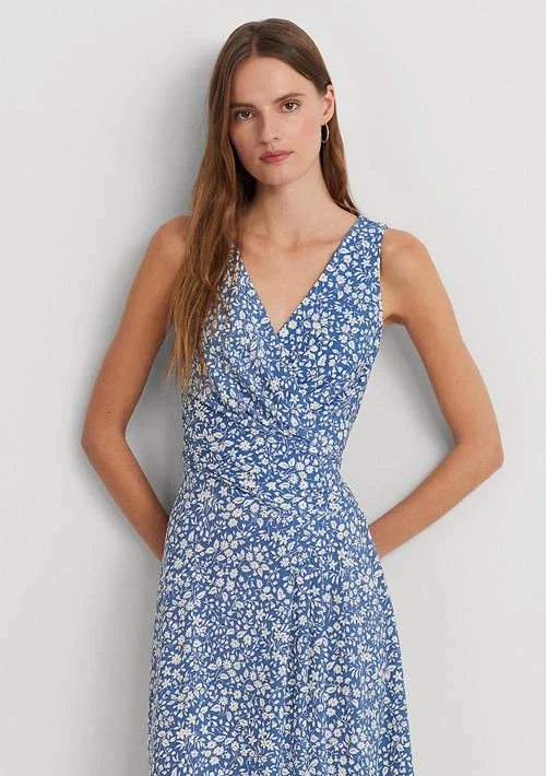 Ralph Lauren Ralph Lauren Floral Surplice Jersey Sleeveless Dress 3