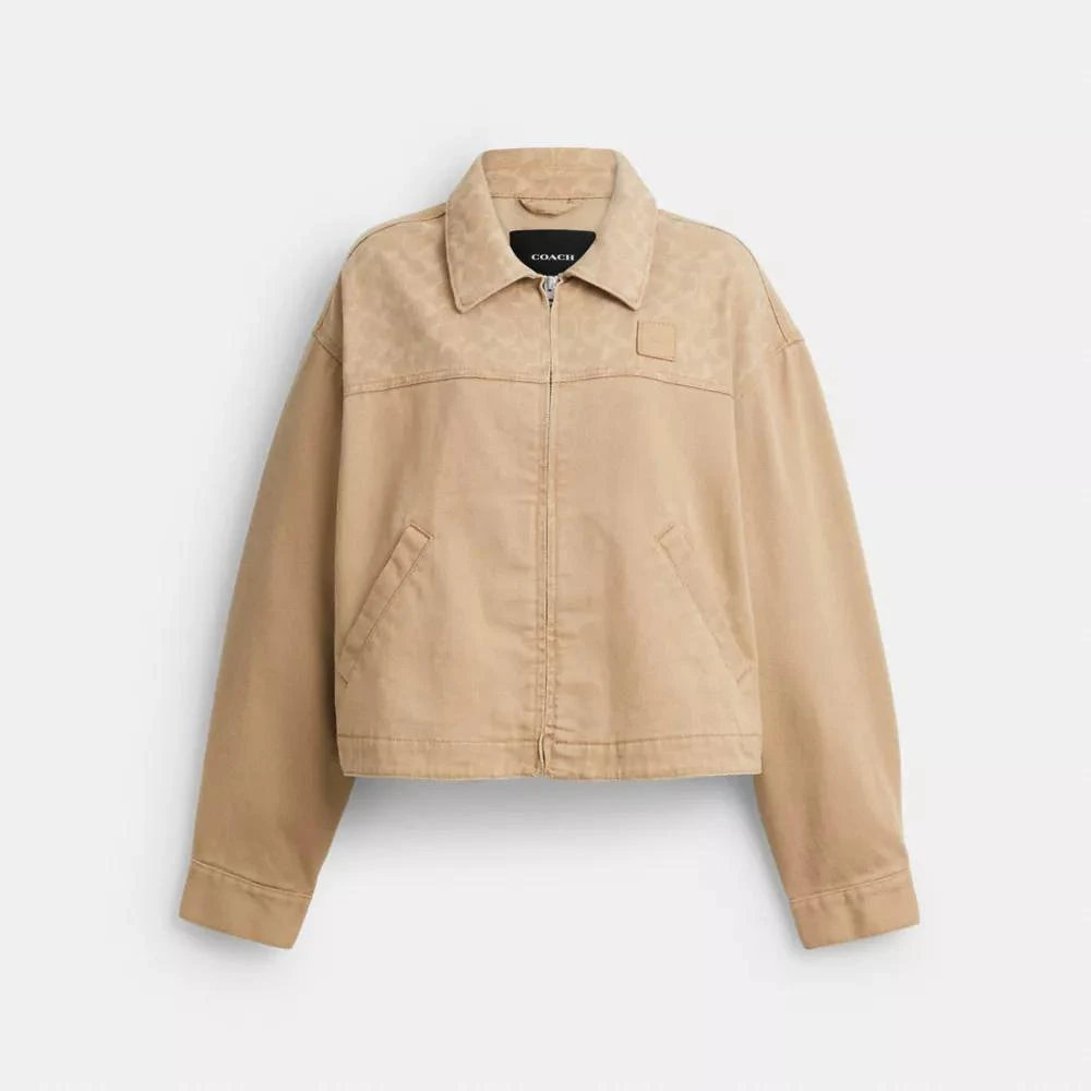 Coach Signature Denim Utility Jacket