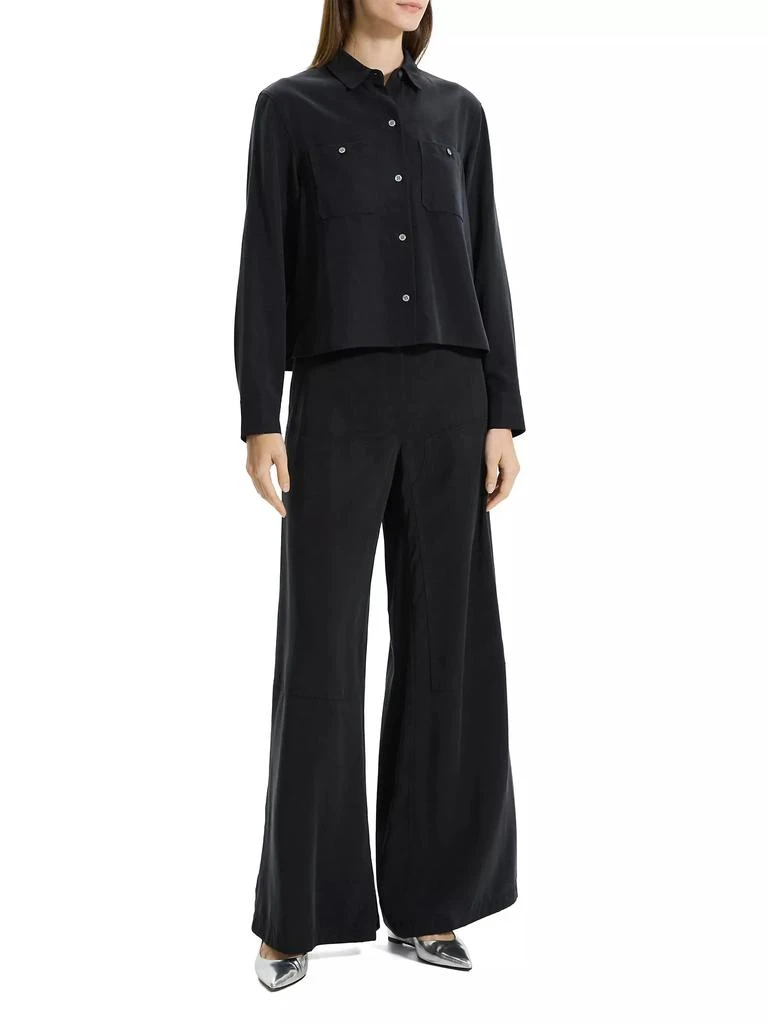 Theory Boxy Button-Front Shirt 2