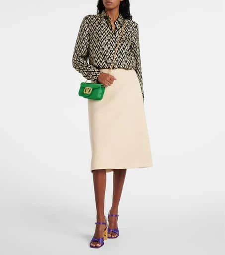 Valentino Toute La V silk twill shirt 2