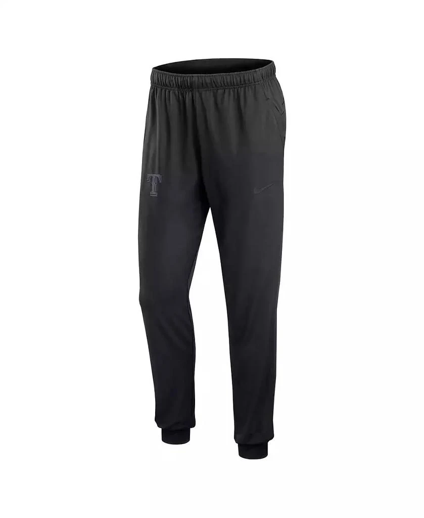 NIKE Men's Black Texas Rangers Authentic Collection Travel Performance Pants 2