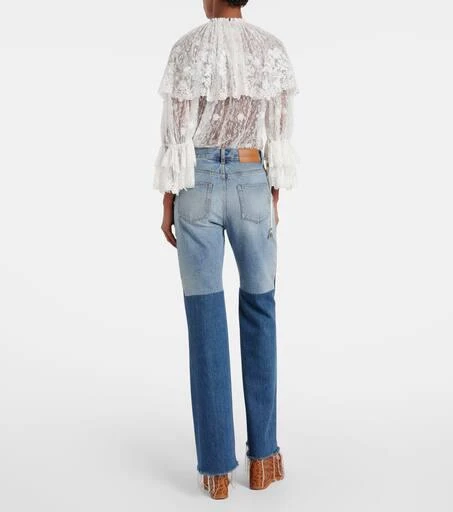 Chloé Patchwork flared jeans 3