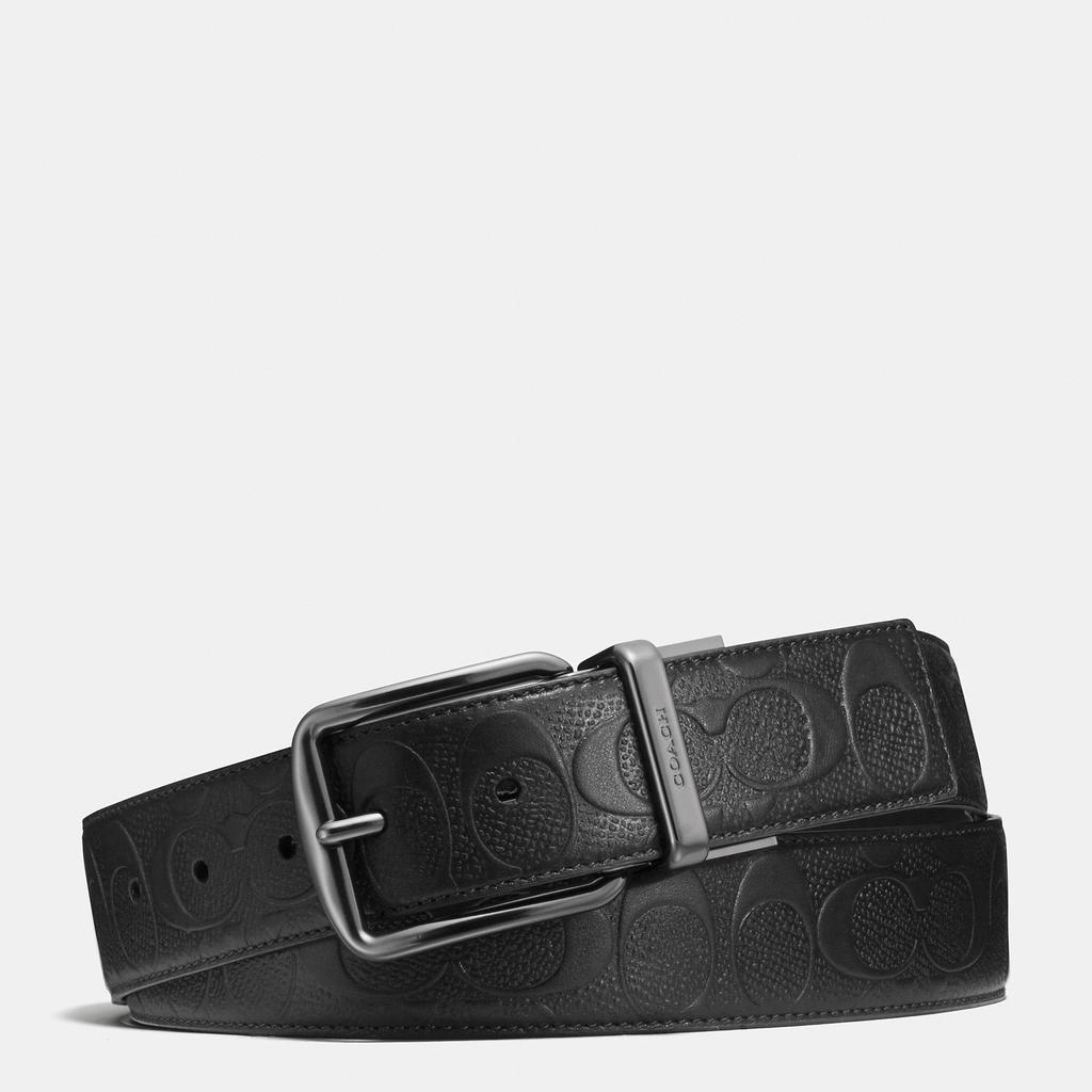 Coach Harness Buckle Cut To Size Reversible Belt, 38 Mm