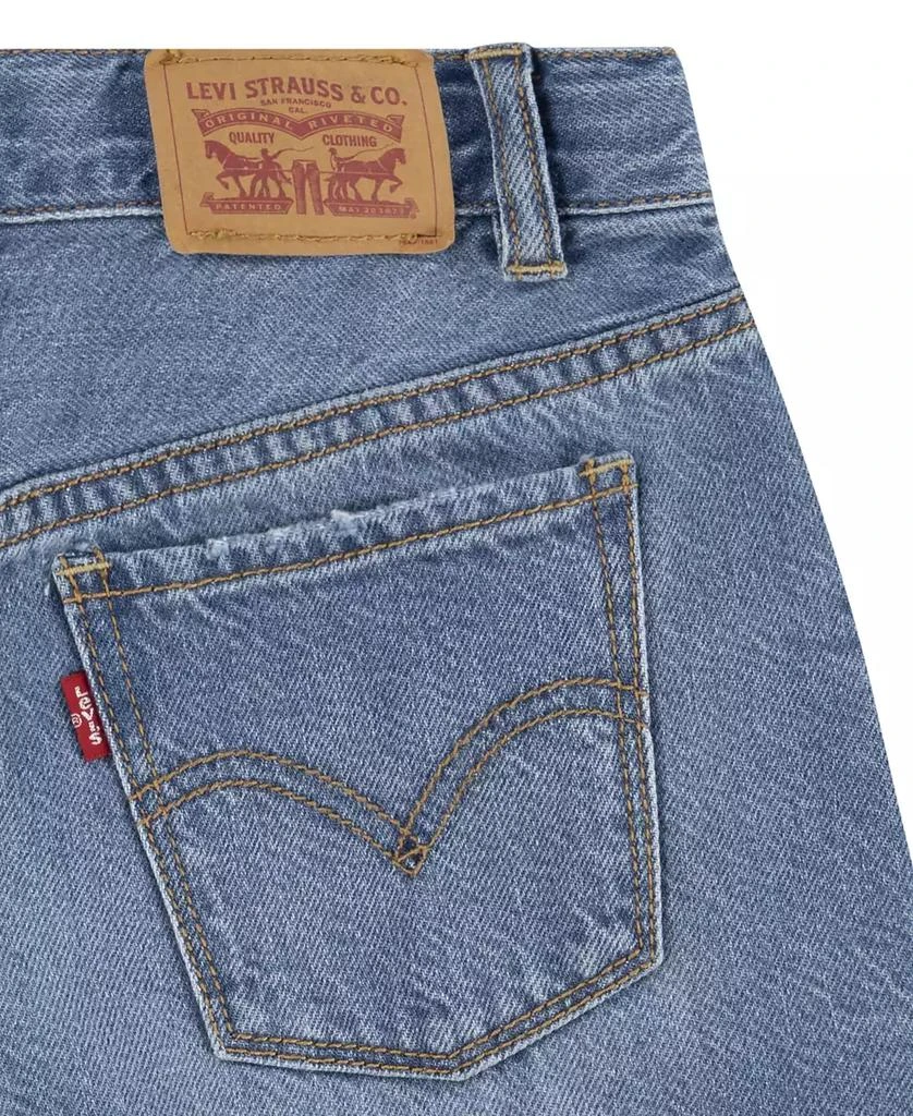 Levi's Big Girls Printed Insets High-Rise Baggy Jeans 5