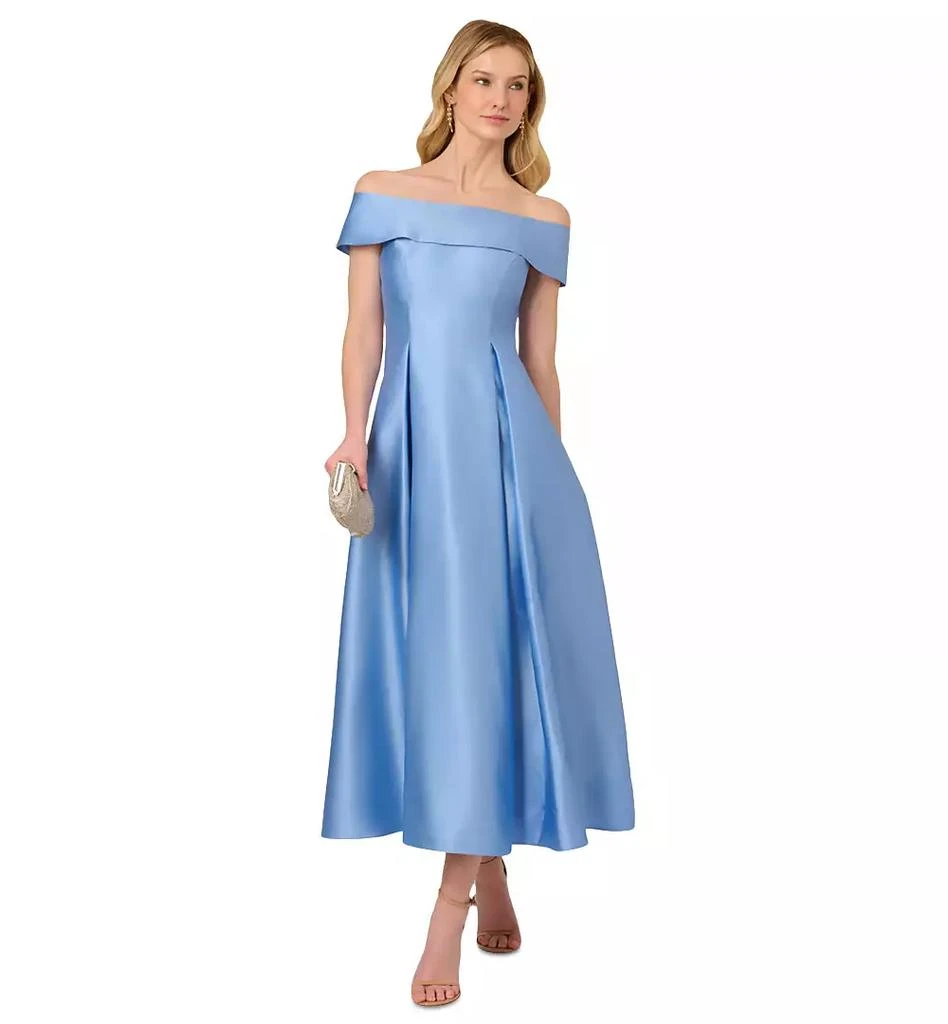 Adrianna Papell Women's Mikado Fit & Flare Dress 1