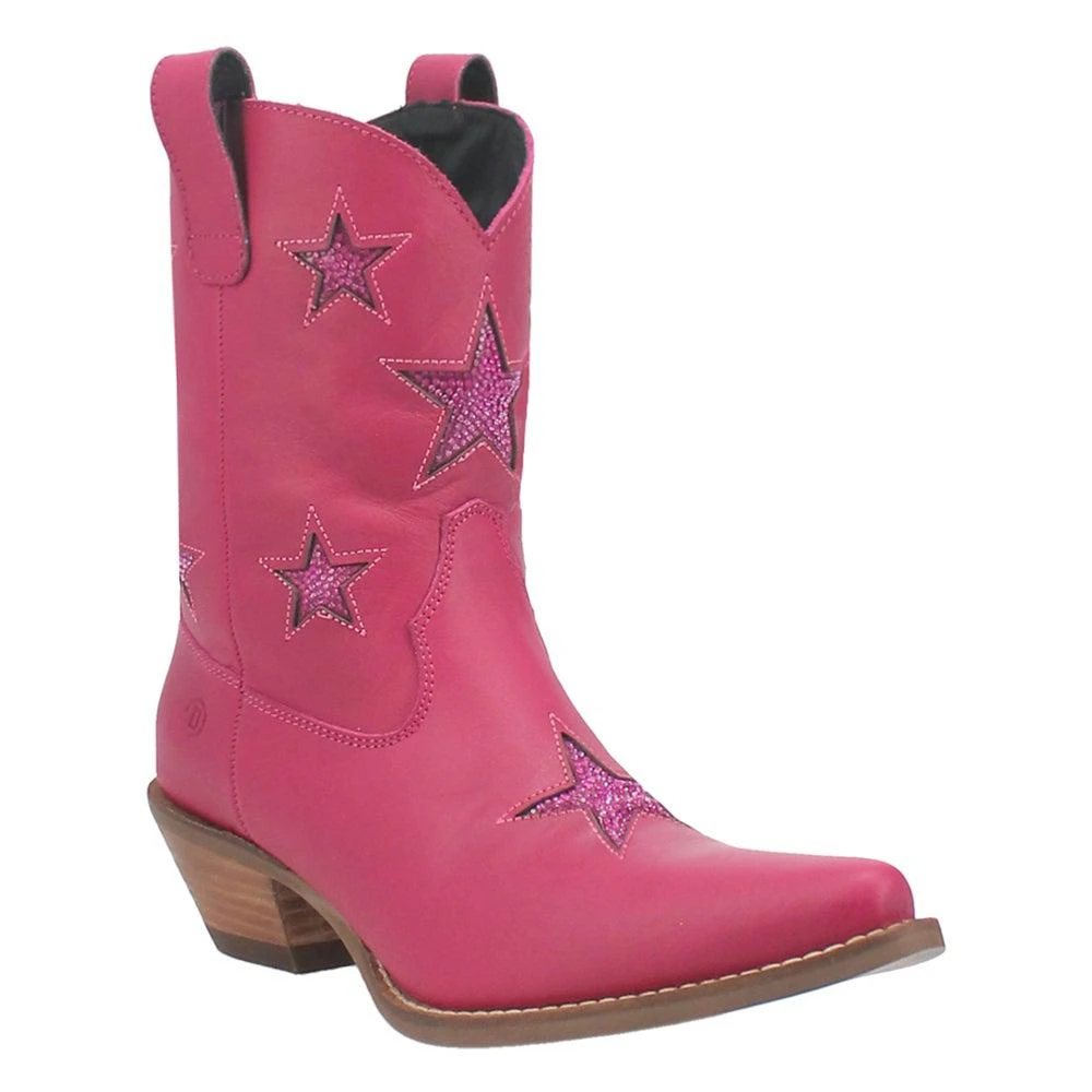 Dingo Star Struck Tooled Inlay Snip Toe Cowboy Boots 2