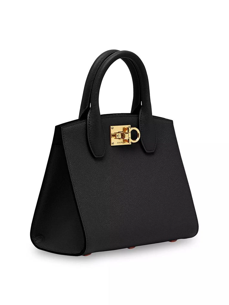 Salvatore Ferragamo Studio Box Mini Leather Top-Handle Bag 4